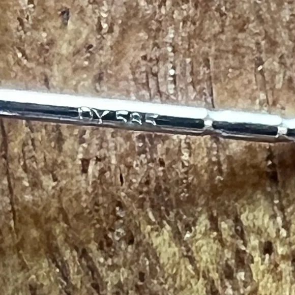 David Yurman Chatelaine Diamond and Black Onyx Earrings SS/14KWG POSTS - Picture 8 of 10